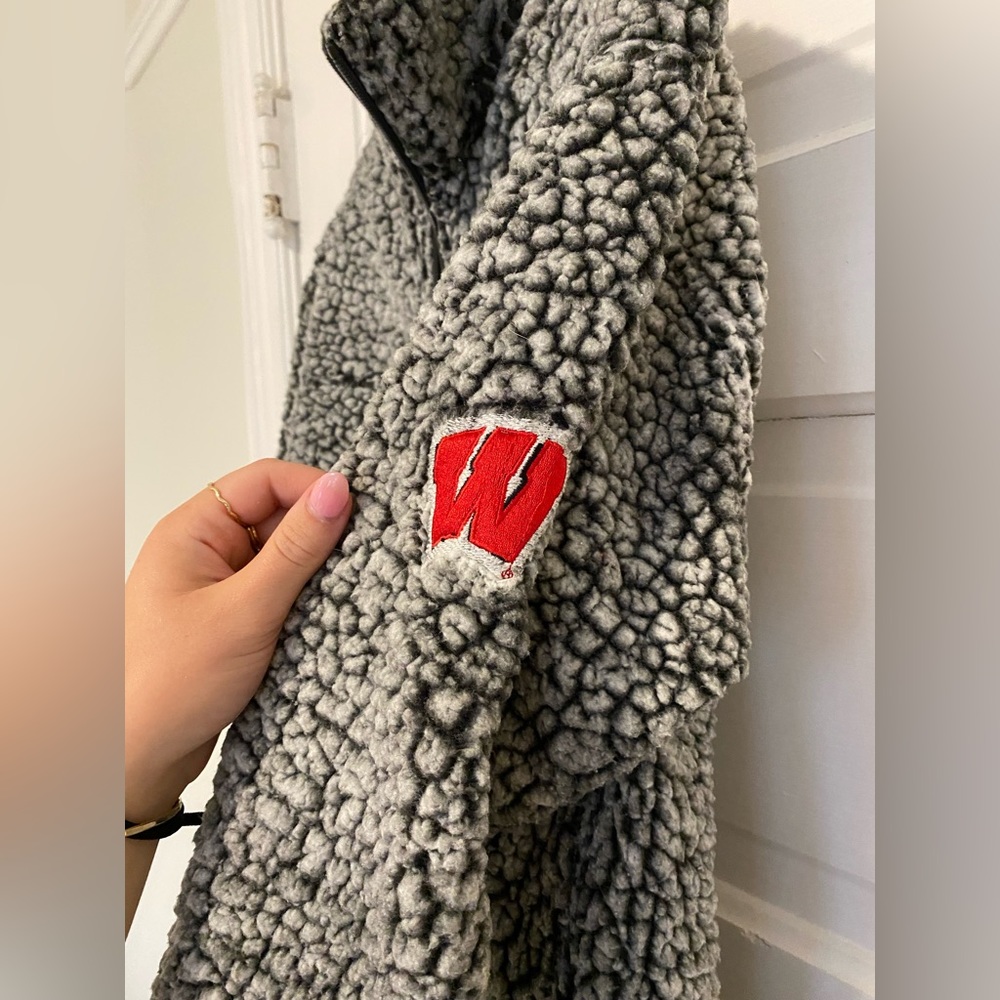 Wisconsin Fluffy Zip Up